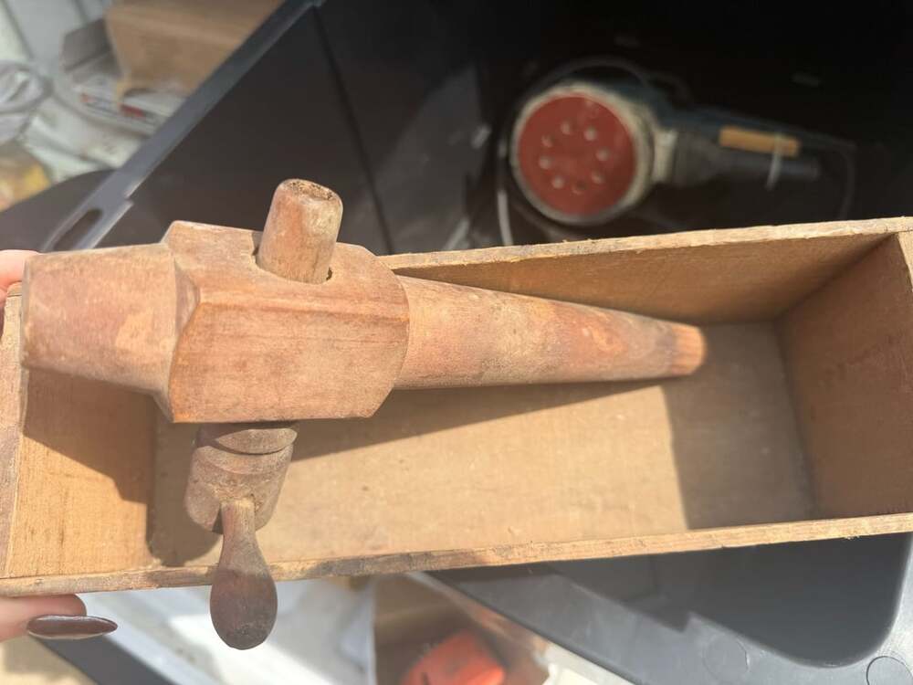 Antique Wooden Barrel Cask Faucet Spigot
